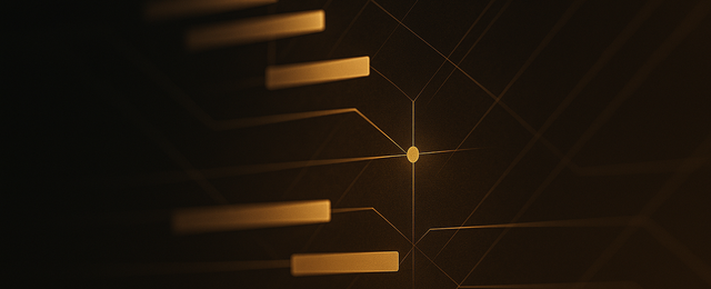 Goldenes Gantt-Diagramm zur Projektplanung in Bauprogramm.